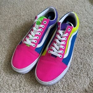 Vans Neon Multicolor Sneakers